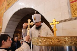 Епископ Биробиджанский и Кульдурский Ефрем совершил Великое освящение воды