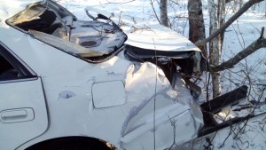Механические повреждения авто Тойота Марк 2 г.н. М298УР27 фото 2