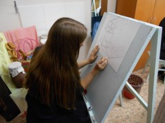 Мастер-класс для будущих абитуриентов прошел в детской художественной школе (12)