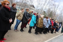 Мемориальную доску в память о Галине Матвеевне Розицкой открыли в Биробиджане (13)