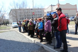 Мемориальную доску в память о Галине Матвеевне Розицкой открыли в Биробиджане