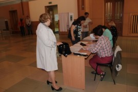 Горожане активно голосуют на праймеризе единороссов