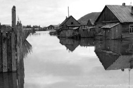 Биробиджан Шестидесятые Наводнение ФотоЮ.Косвинцева