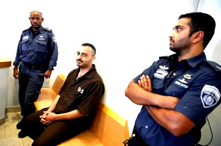 Вахид Абдалла Бурш в зале окружного суда в Беэр-Шеве. Фото: Амир Коэн/REUTERS 