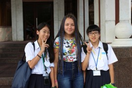 Японские и биробиджанские школьники подружились в семьях
