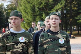 Митингом в сквере Победы и плац-парадом открылась военно-спортивная игра в Биробиджане (19)