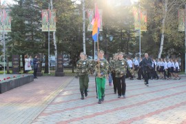 Митингом в сквере Победы и плац-парадом открылась военно-спортивная игра в Биробиджане (34)
