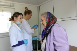 Прививку от гриппа ставили на улице Шолом-Алейхема (18)