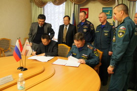 Подписание международного соглашения между ГУ МЧС по ЕАО и Цзямусским управлением морской безопасности (43)