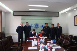 Подписание протокола между МЧС России и  Цзямусским управлением морской безопасности КНР (5)
