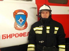 С.А. Абиков, начальник пожарного поста с. Бирофельд