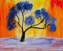 Пейзажи, абстракционизм, авангардизм: рисунки маслом на холсте пишет биробиджанская художница Марина Шведунова