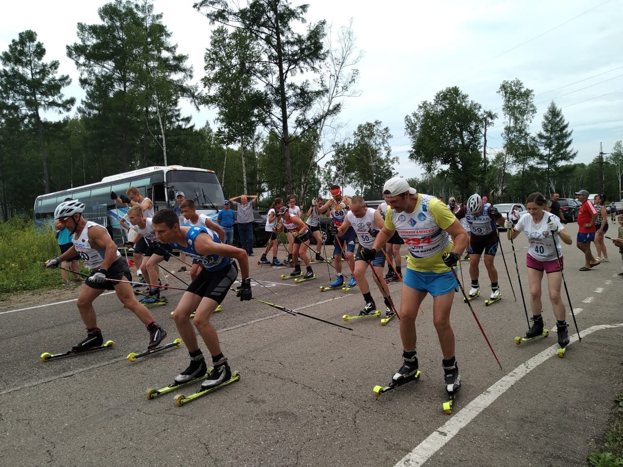 Чемпионат по лыжероллерам в Облучье собрал спортсменов из Амурской области и ЕАО