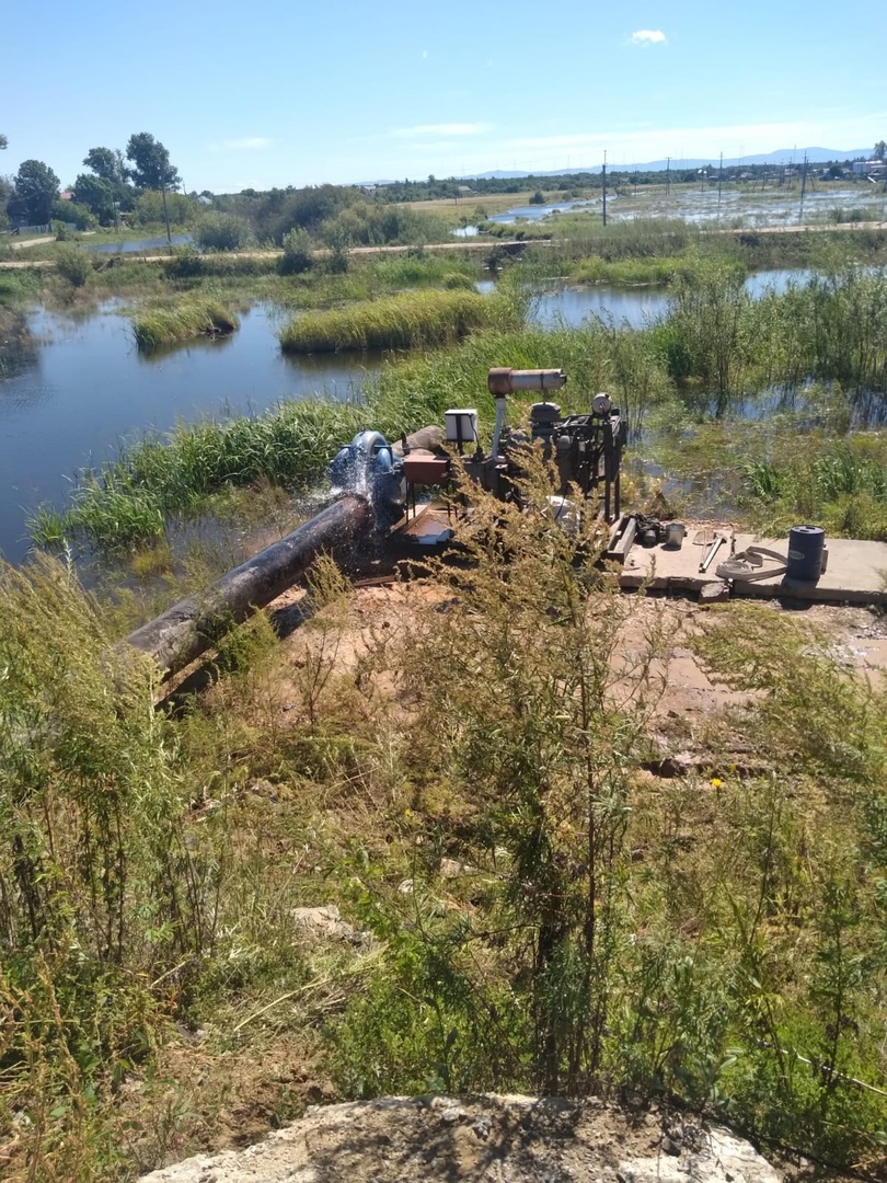 Насосы для откачки воды устанавливают в населённых пунктах Смидовичского района ЕАО