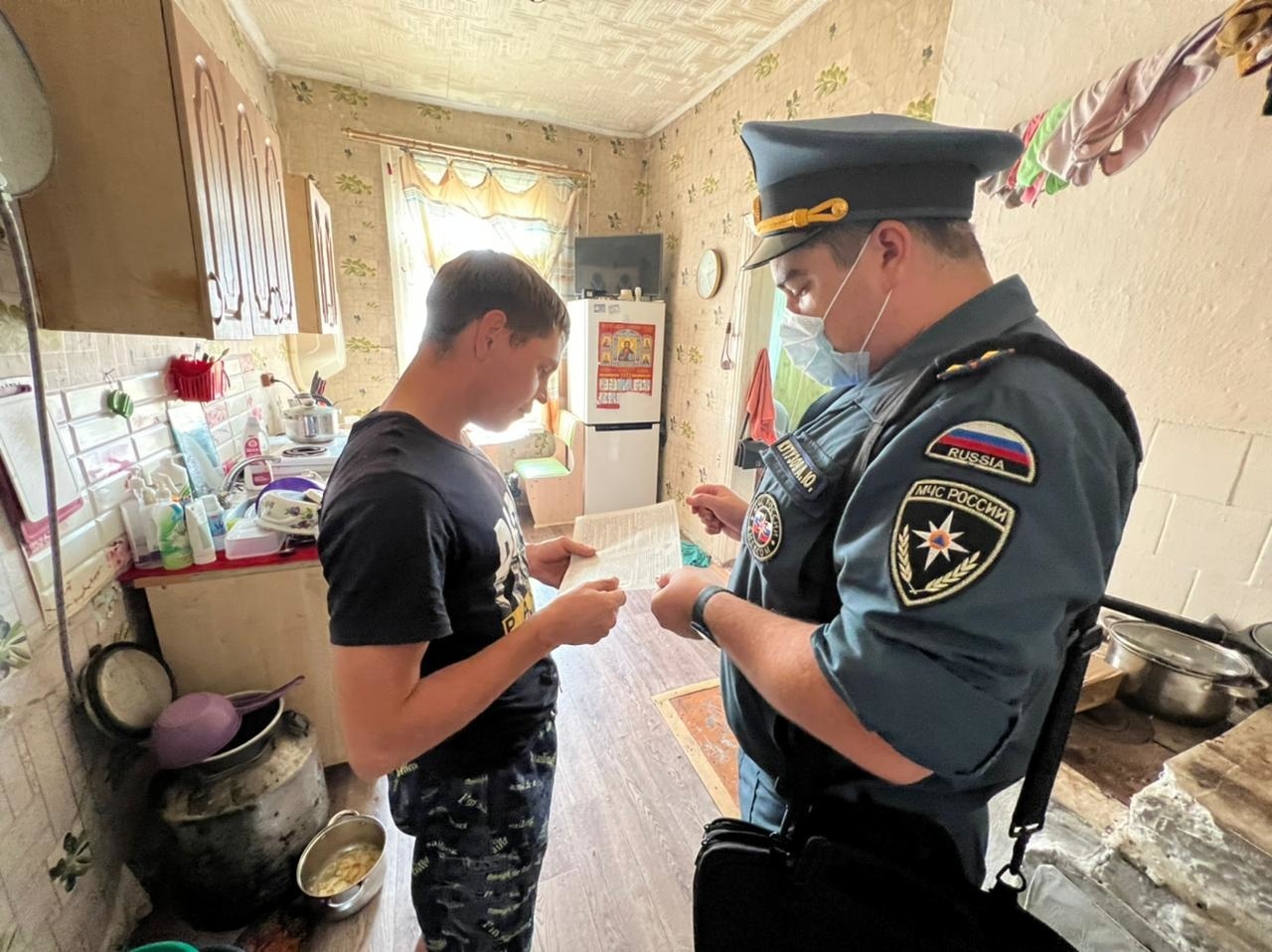 Пожарные инспекторы Облученского района ЕАО обращают внимание на дома частного сектора