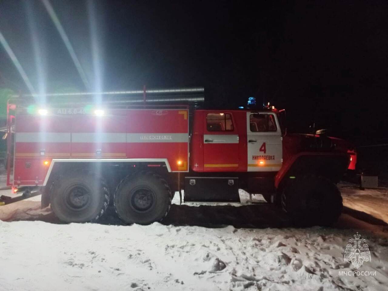 Электропроводка в подполье стала причиной ночного пожара в п. Волочаевка-1 в ЕАО