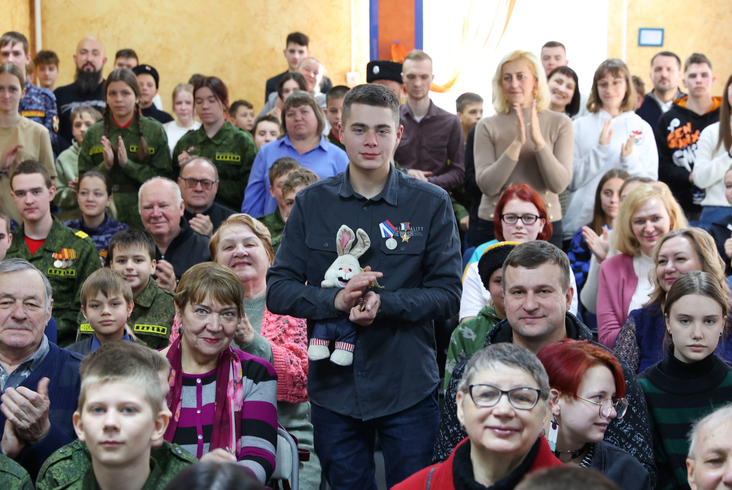 Birobidzhan residents met with Hero of Russia Timofey Matveev