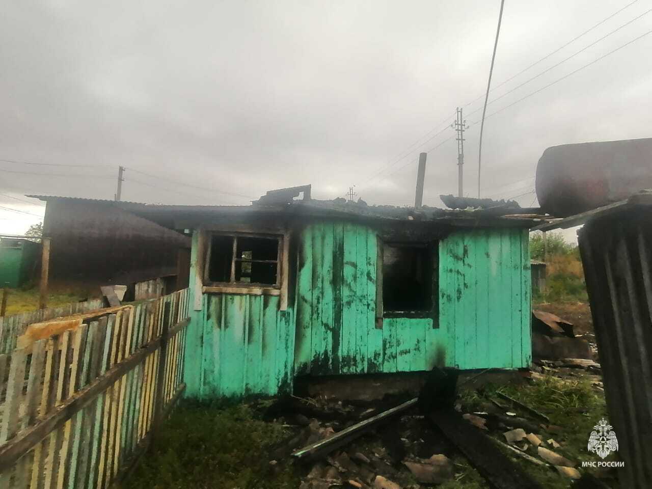 В результате ночного пожара сгорела баня в Октябрьском районе ЕАО |  02.06.2023 | Биробиджан - БезФормата